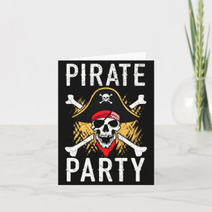 Piratenparty für Männer, karibischer Piratenliebha Karte