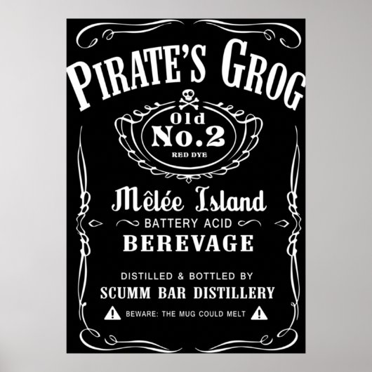 Piratenpfanne Poster (Vorne)