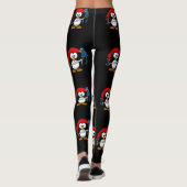 Piratenpinguin und Papagei Leggings (Rückseite)