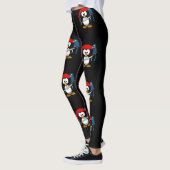 Piratenpinguin und Papagei Leggings (Links)