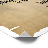 Piratenregeln der Taverne Poster (Ecke)