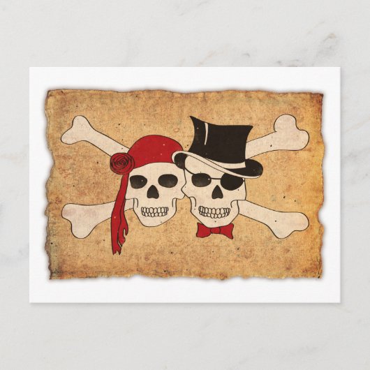 Piratenrolle Postkarte (Vorderseite)
