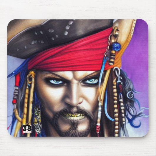 Piratensammlung Mousepad (Vorne)
