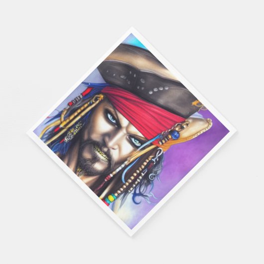 Piratensammlung Serviette (Ecke)