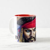 Piratensammlung Zweifarbige Tasse (Vorderseite Links)