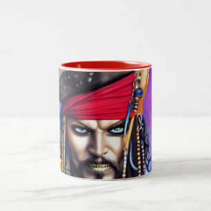 Piratensammlung Zweifarbige Tasse