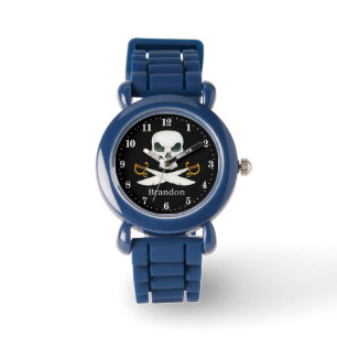 Piratenschädel Armbanduhr