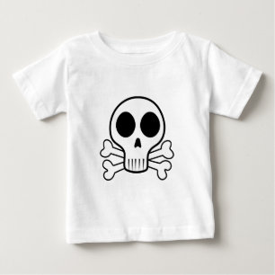 Piratenschädel-Design Baby T-shirt