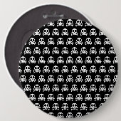 Piratenschädel-Design Button (Vorne & Hinten)