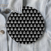 Piratenschädel-Design Button (Beispiel)