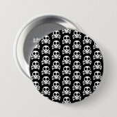 Piratenschädel-Design Button (Vorne & Hinten)