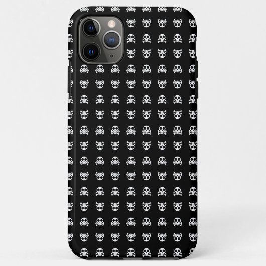 Piratenschädel-Design Case-Mate iPhone Hülle (Rückseite)