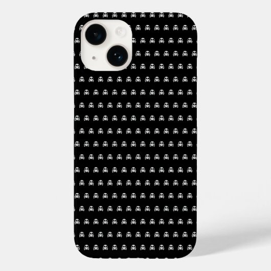 Piratenschädel-Design Case-Mate iPhone Hülle (Rückseite)