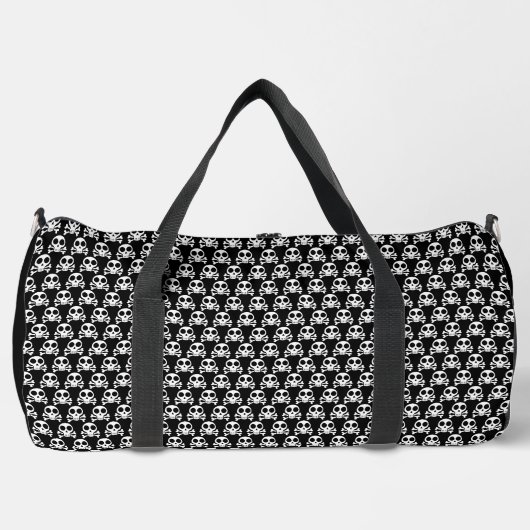 Piratenschädel-Design Duffle Bag (Vorderseite)