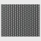Piratenschädel-Design Geschenkpapier (Flach)