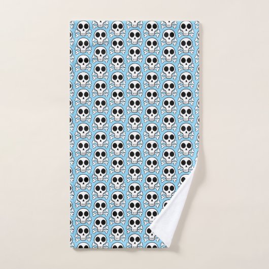 Piratenschädel-Design Handtuch (Handtuch)