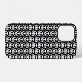 Piratenschädel-Design iPhone Hülle (Rückseite (Horizontal))