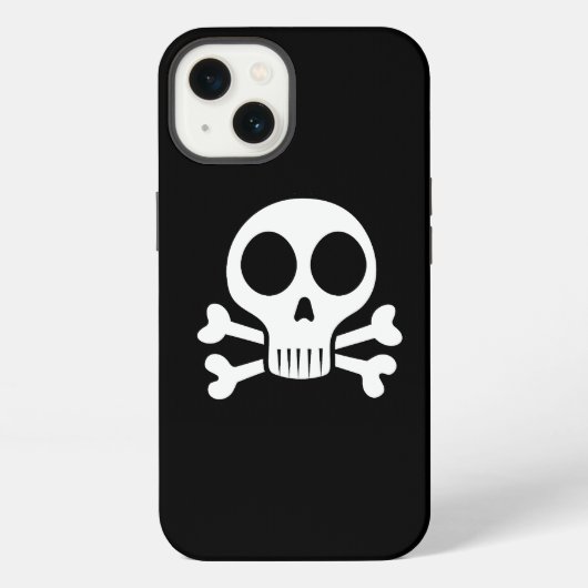 Piratenschädel-Design iPhone Hülle (Rückseite)