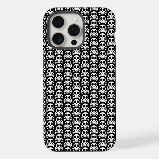 Piratenschädel-Design iPhone Hülle (Rückseite)