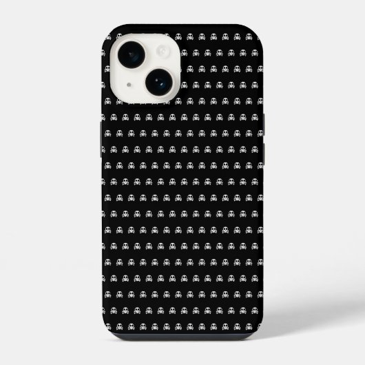 Piratenschädel-Design iPhone Hülle (Rückseite)
