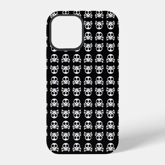 Piratenschädel-Design iPhone Hülle (Rückseite)