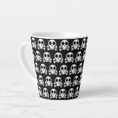 Piratenschädel-Design Milchtasse (Linke Ecke)