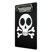 Piratenschädel-Design Mini Klemmbrett (Gewinkelt2)