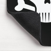 Piratenschädel-Design Mousepad (Ecke)