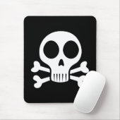 Piratenschädel-Design Mousepad (Mit Mouse)