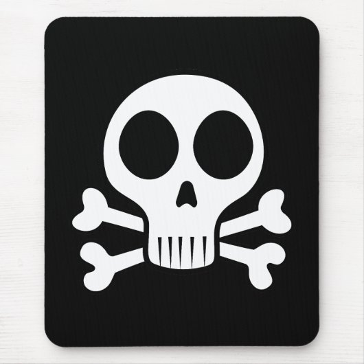 Piratenschädel-Design Mousepad (Vorne)