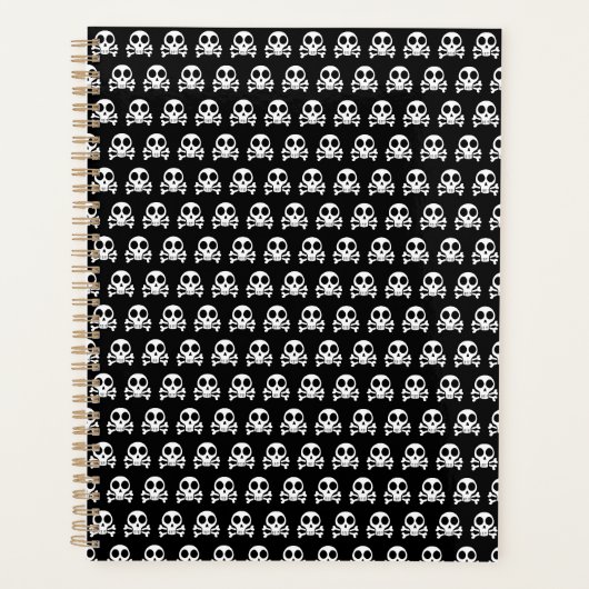Piratenschädel-Design Planer (Vorderseite)