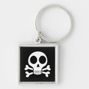 Piratenschädel-Design Schlüsselanhänger