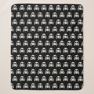 Piratenschädel-Design Sherpadecke