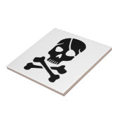 Piratenschädel Fliese (Seite)