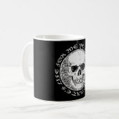 Piratenschädel Kaffeetasse (Vorderseite Links)