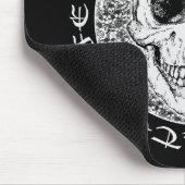 Piratenschädel Mousepad (Ecke)