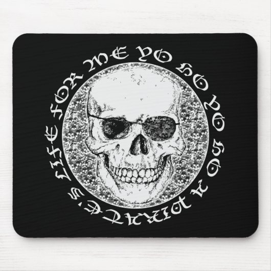 Piratenschädel Mousepad (Vorne)