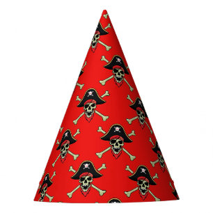 Piratenschädel-Partyhut Partyhütchen