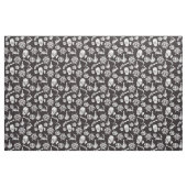 Piratenschädel Schwarz-weiß Stoff (Yard (91,4 cm))