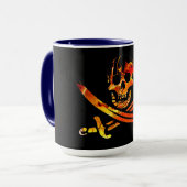 Piratenschädel Tasse (Vorderseite Links)