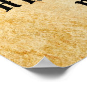 Piratenschädel und Knochen Begrüßungs-Halloween-Pa Poster (Ecke)