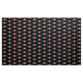 Piratenschädel und Knochen Schwarz Stoff (Yard (91,4 cm))