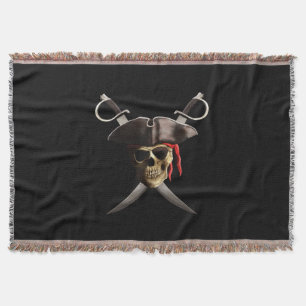 Piratenschädel und Schwerter Decke