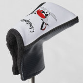 Piratenschädel und Schwerter Design Golf Headcover (3/4 Vorderseite)