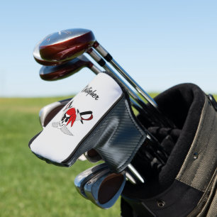 Piratenschädel und Schwerter Design Golf Headcover
