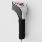 Piratenschädel und Schwerter Design Golf Headcover (angewinkelt)
