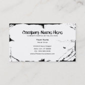 Piratenschädel Visitenkarte (Rückseite)