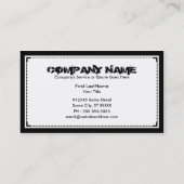 Piratenschädel Visitenkarte (Rückseite)