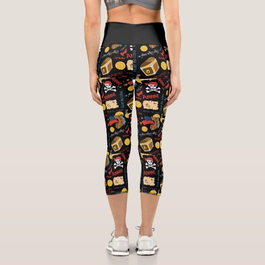 Piratenschatz Capri Leggings (Rückseite)