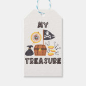 Piratenschatz Geschenkanhänger (Vorderseite)